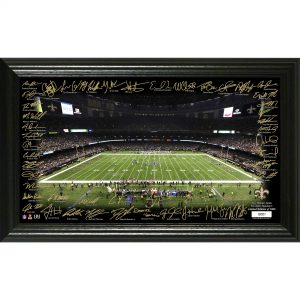 New Orleans Saints Highland Mint 12″ x 20″ 2020 Roster Signature Gridiron Collection Framed Photo