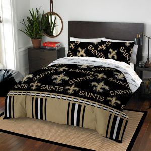 New Orleans Saints The Northwest Company 5-Piece Queen Bed in a Bag Set