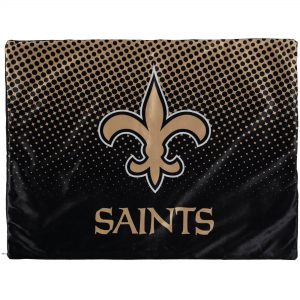 New Orleans Saints Two-Pack Plush Dot Pillow Protectors