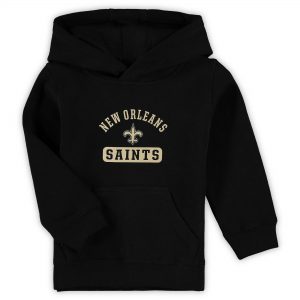 Toddler New Orleans Saints Black Banner Pullover Hoodie