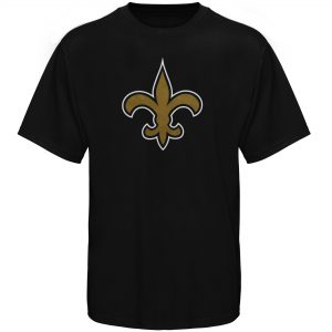 Youth New Orleans Saints Black Team Logo T-Shirt